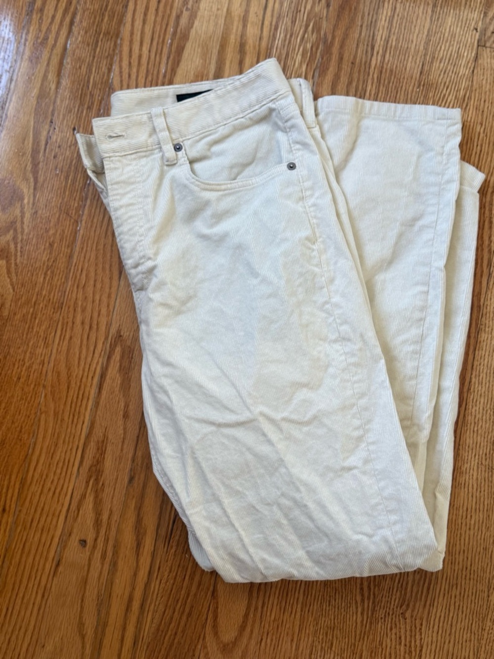 Bonobos Off-White Corduroy Pants